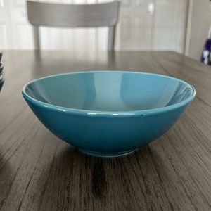 6 1/2” turquoise bowls - set of 4 - NWT